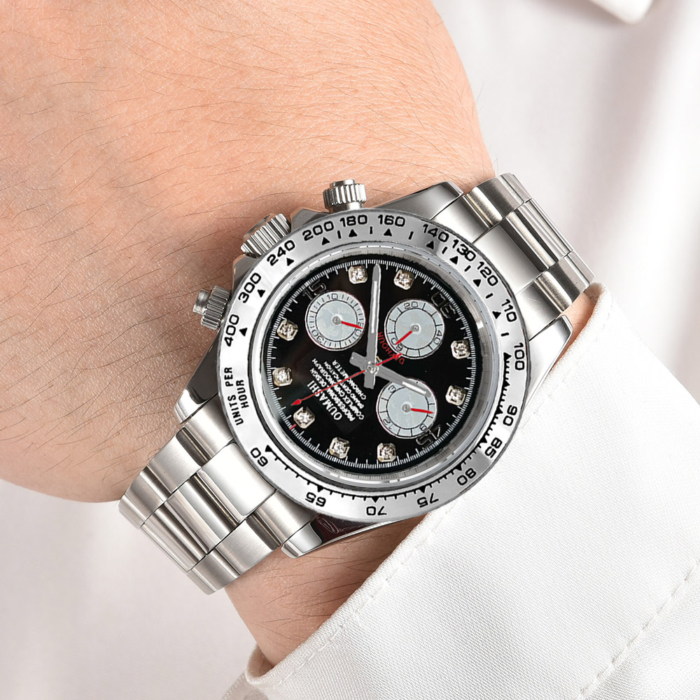 Luxo vk63 relógio 39.3mm quart - Stainless Bracelet Diver avaliação e preço