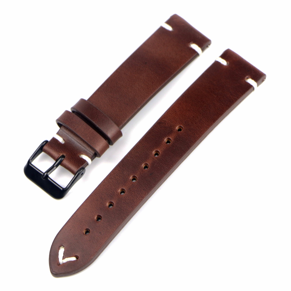 Vintage genuíno 18mm 19mm 20mm - Suede Strap Watch avaliação e preço