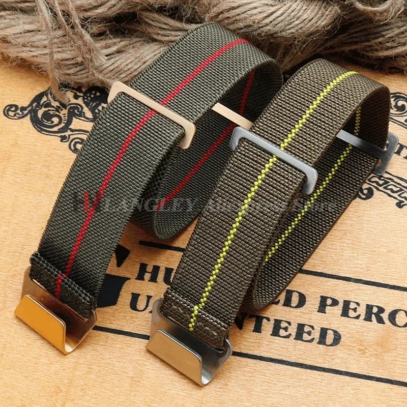 Faixa de relógio de náilon elá - Parachute Strap Elastic avaliação e preço