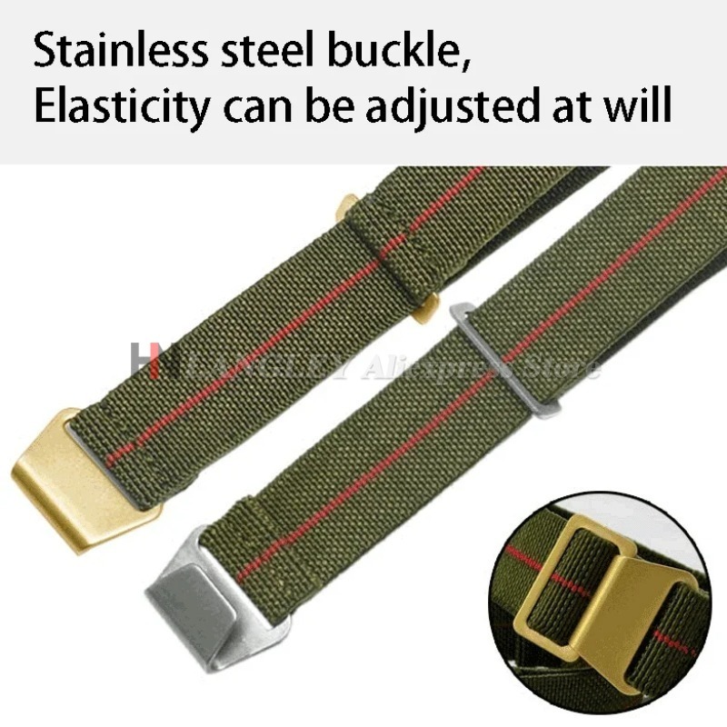 Faixa de relógio de náilon elá - Parachute Strap Elastic avaliação e preço