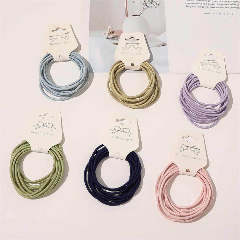 10pcs mulheres meninas simples - Silicone Band Women avaliação e preço