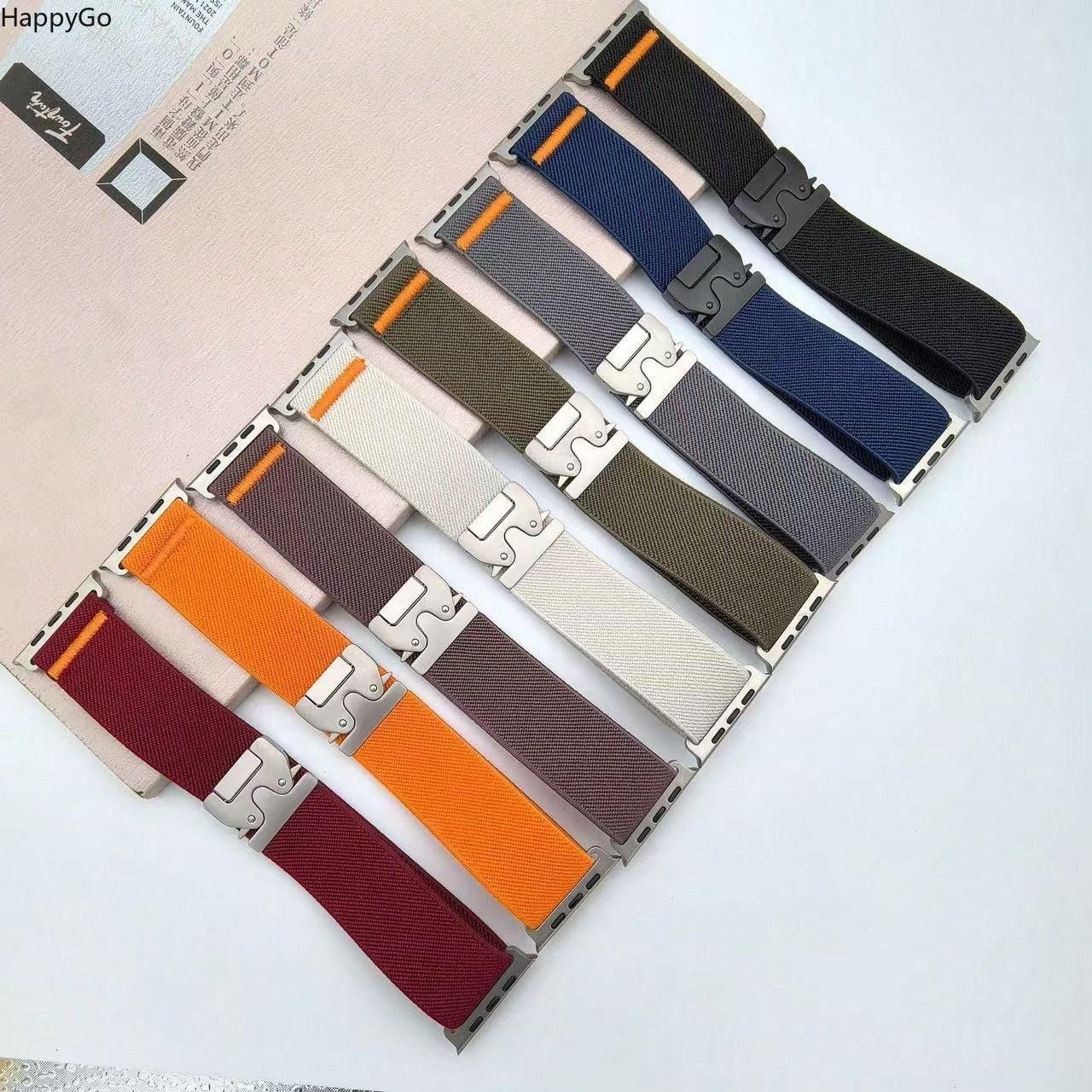 Pulseira de Nylon Larga e Elás - Parachute Strap Elastic avaliação e preço