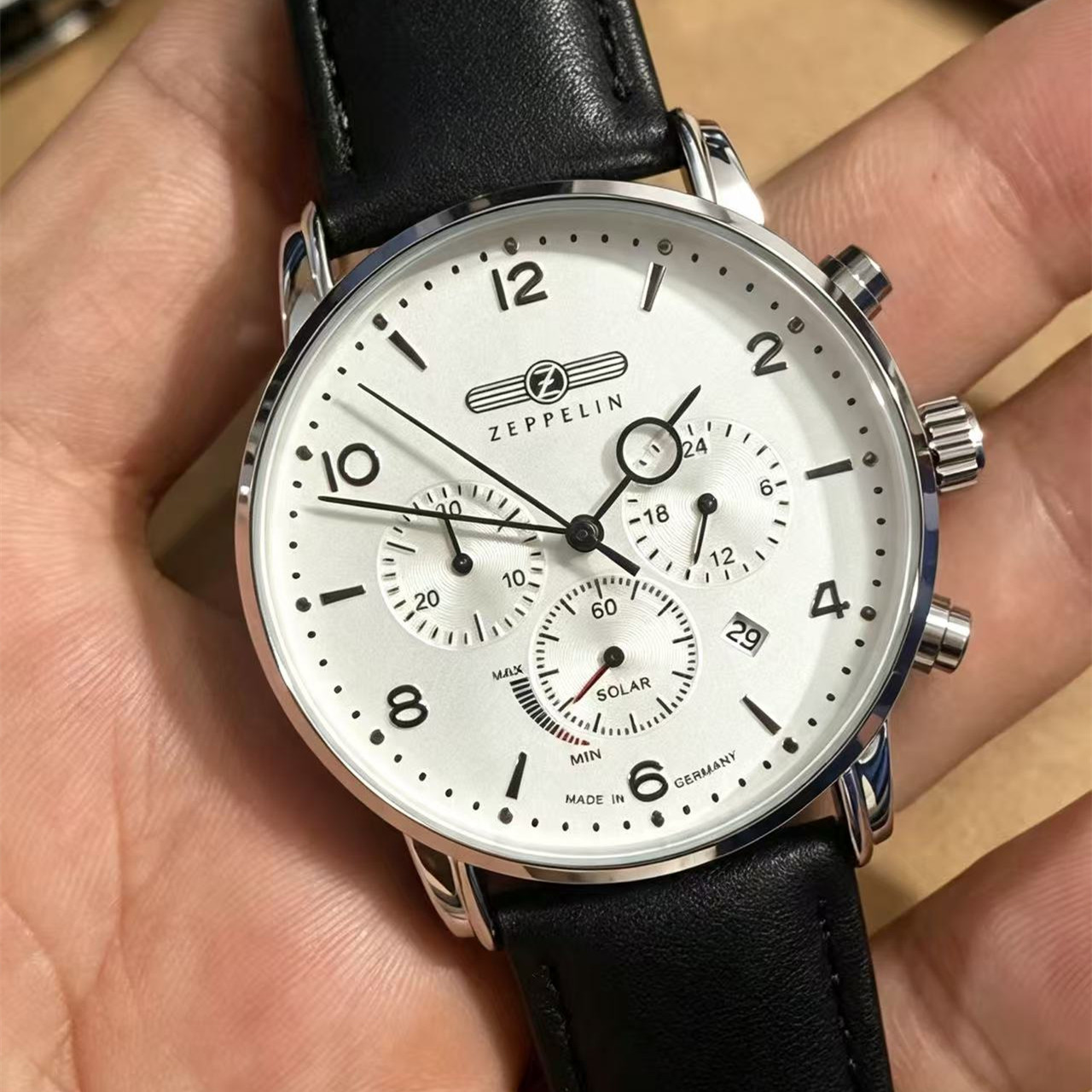 Relógio Masculino Zeppelin Air - Leather Watch Band Men avaliação e preço