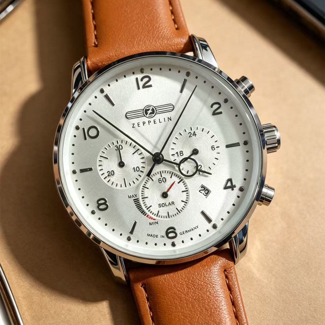 Relógio Masculino Zeppelin Air - Leather Watch Band Men avaliação e preço