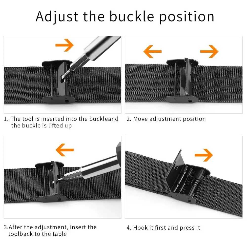 Bandas de metal para Fitbit Ve - Mesh Strap Metal avaliação e preço