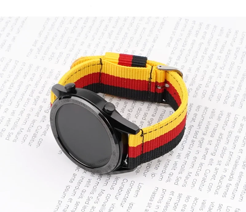 Pulseira de nylon tecido de 20 - Canvas Strap Watch avaliação e preço