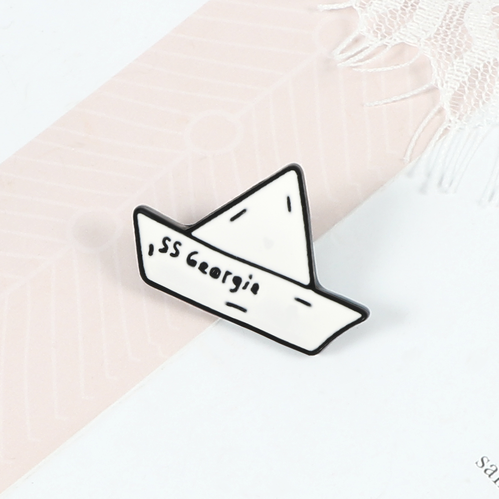 O barco de papel esmalte pino  - Buckle Pin Ss avaliação e preço