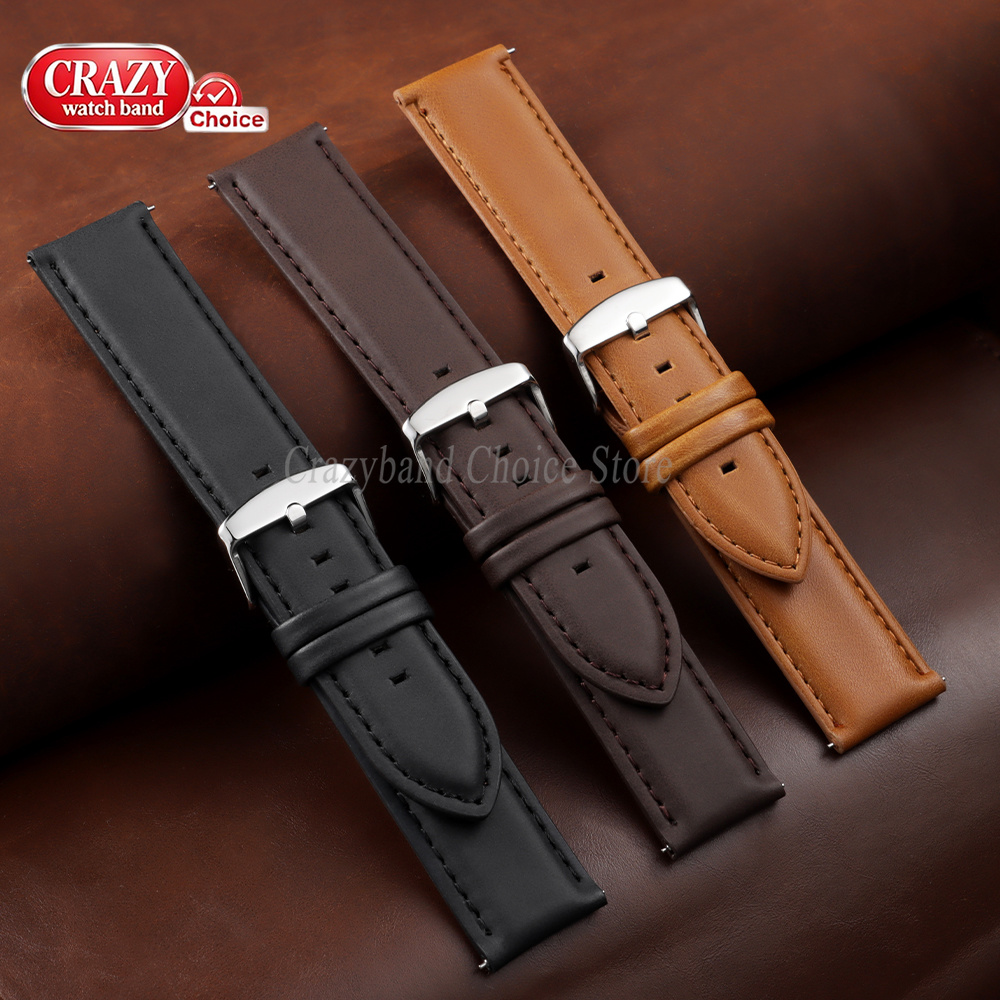 Pulseira de Couro Encerado par - Leather Strap Quick Release avaliação e preço