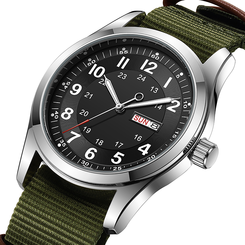 Relógio Masculino 2026 de 42mm - Canvas Strap Watch avaliação e preço