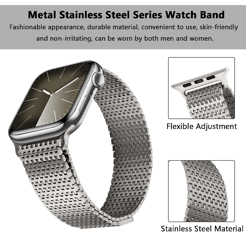 Pulseira de titânio para apple - Milanese Loop Magnetic avaliação e preço
