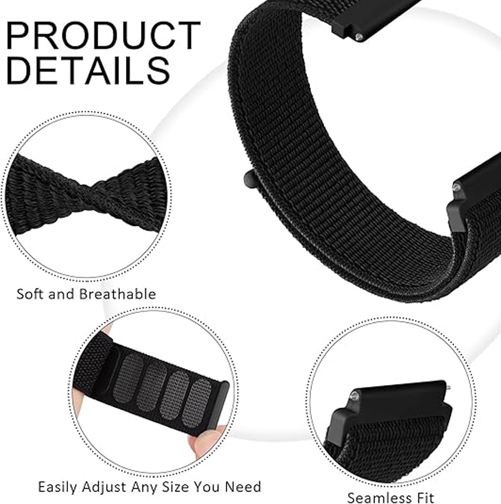 Pulseira de nylon respirável p - Sport Loop Velcro avaliação e preço