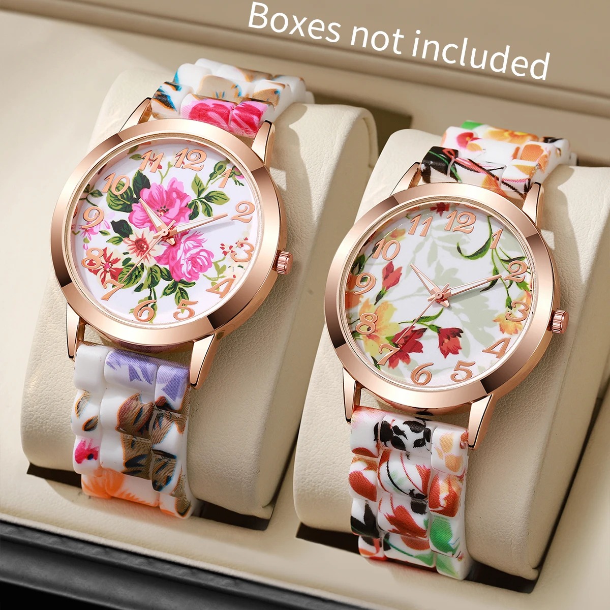 2 peças de relógios femininos  - Silicone Band Women avaliação e preço