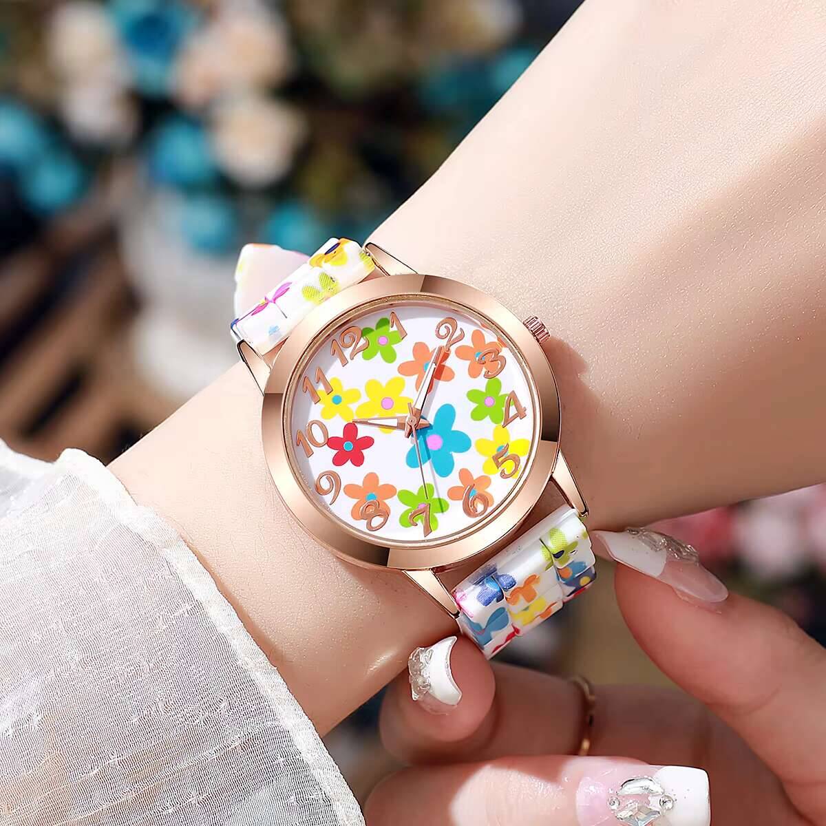 2 peças de relógios femininos  - Silicone Band Women avaliação e preço