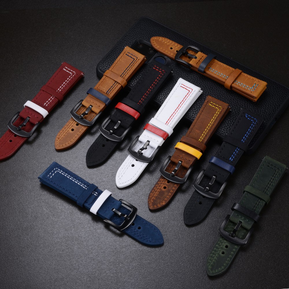 Pulseira de Relógio Clássica R - Leather Strap Quick Release avaliação e preço