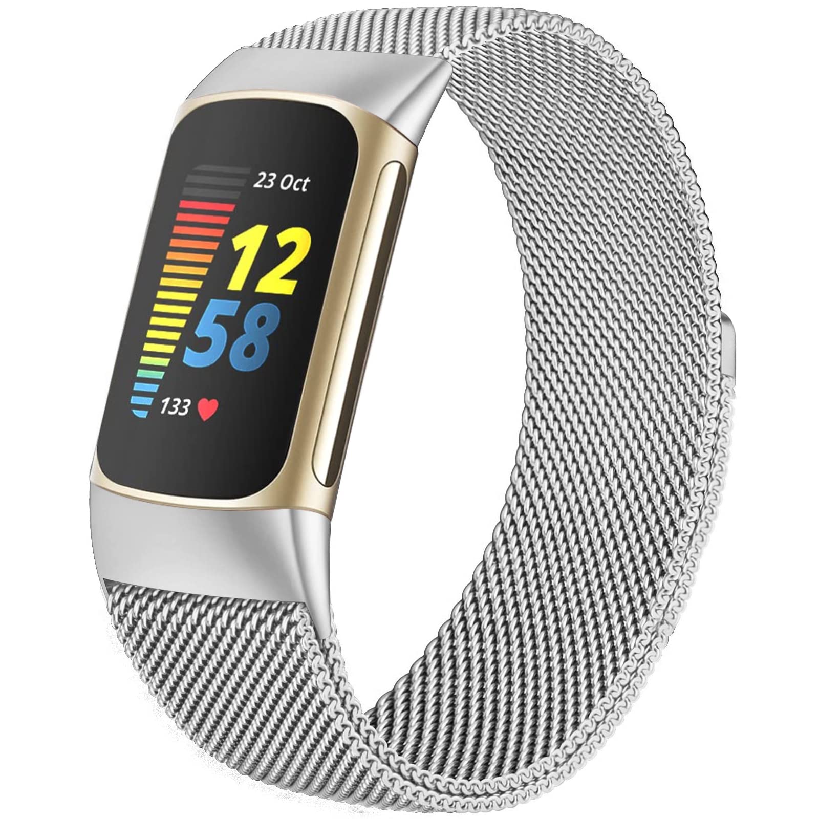 Laço milanês para fitbit charg - Milanese Loop Magnetic avaliação e preço