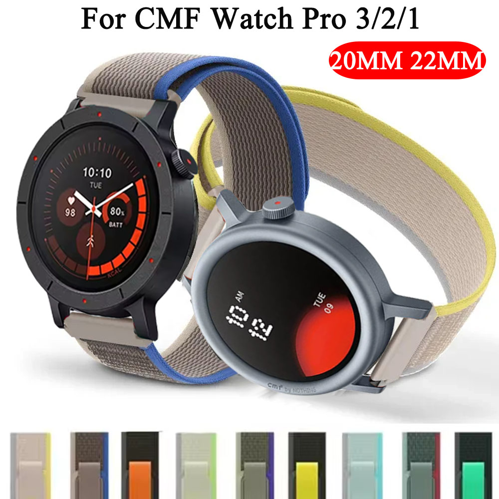 20/22mm trilha loop pulseira p - Sport Loop Velcro avaliação e preço