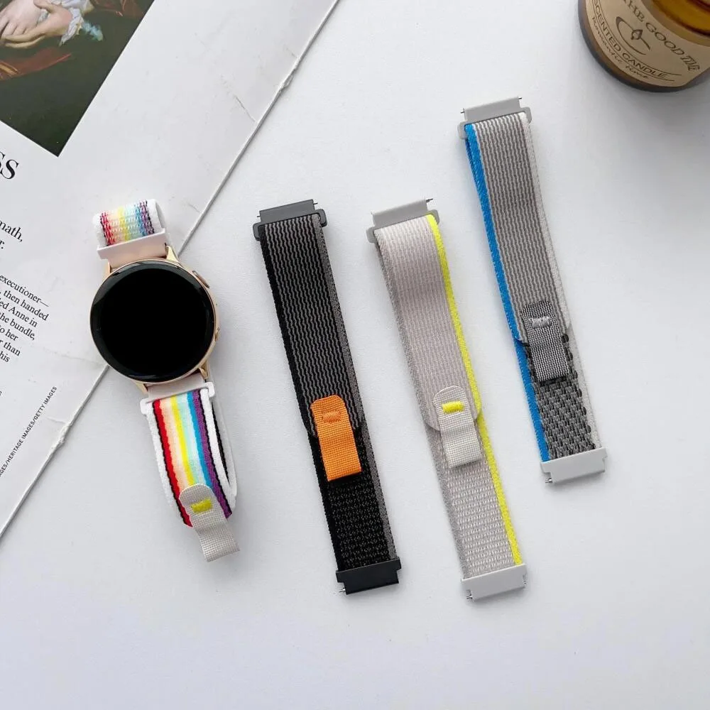 20/22mm trilha loop pulseira p - Sport Loop Velcro avaliação e preço